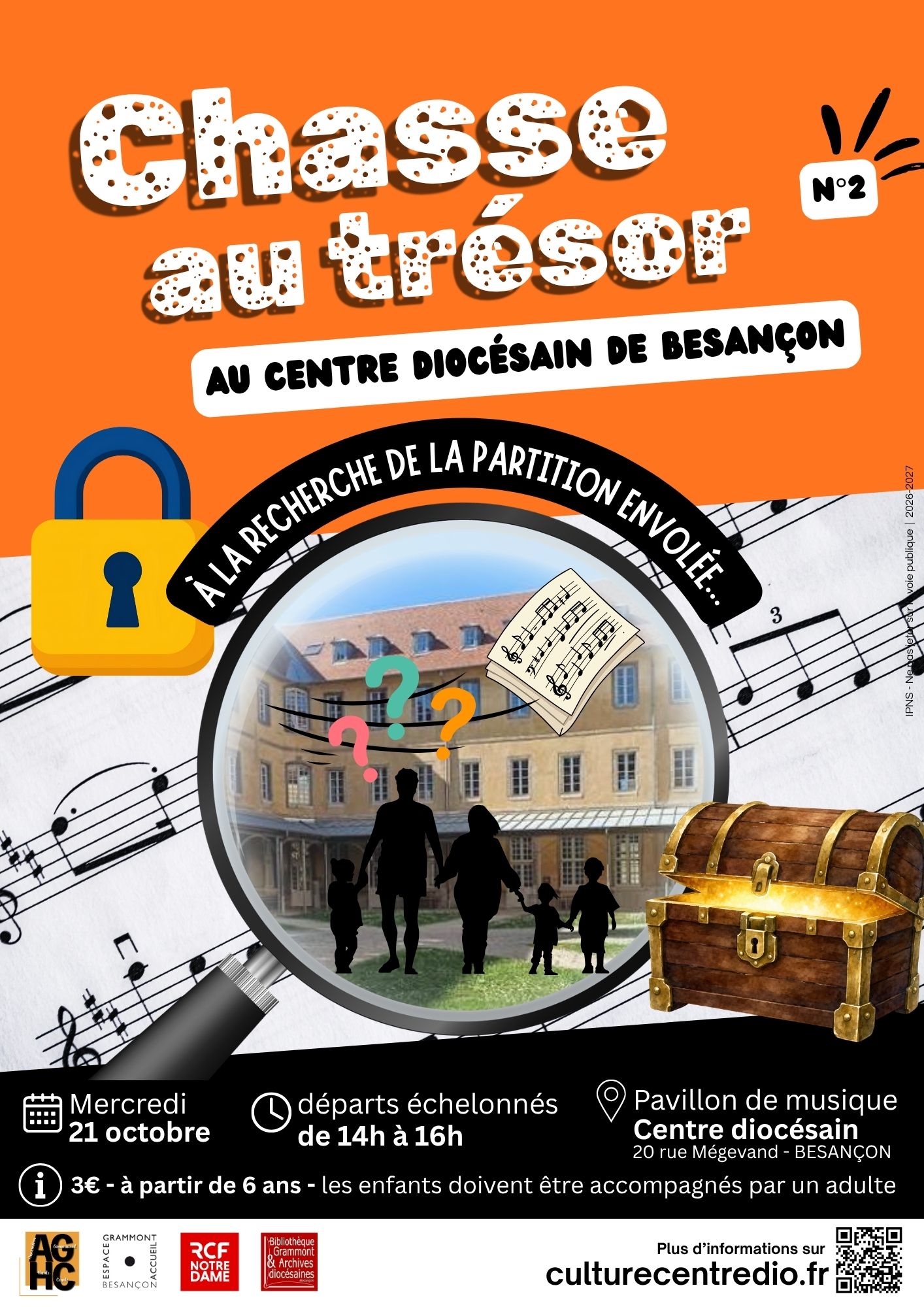 AFFICHE Chasse au trésor La partition disparue