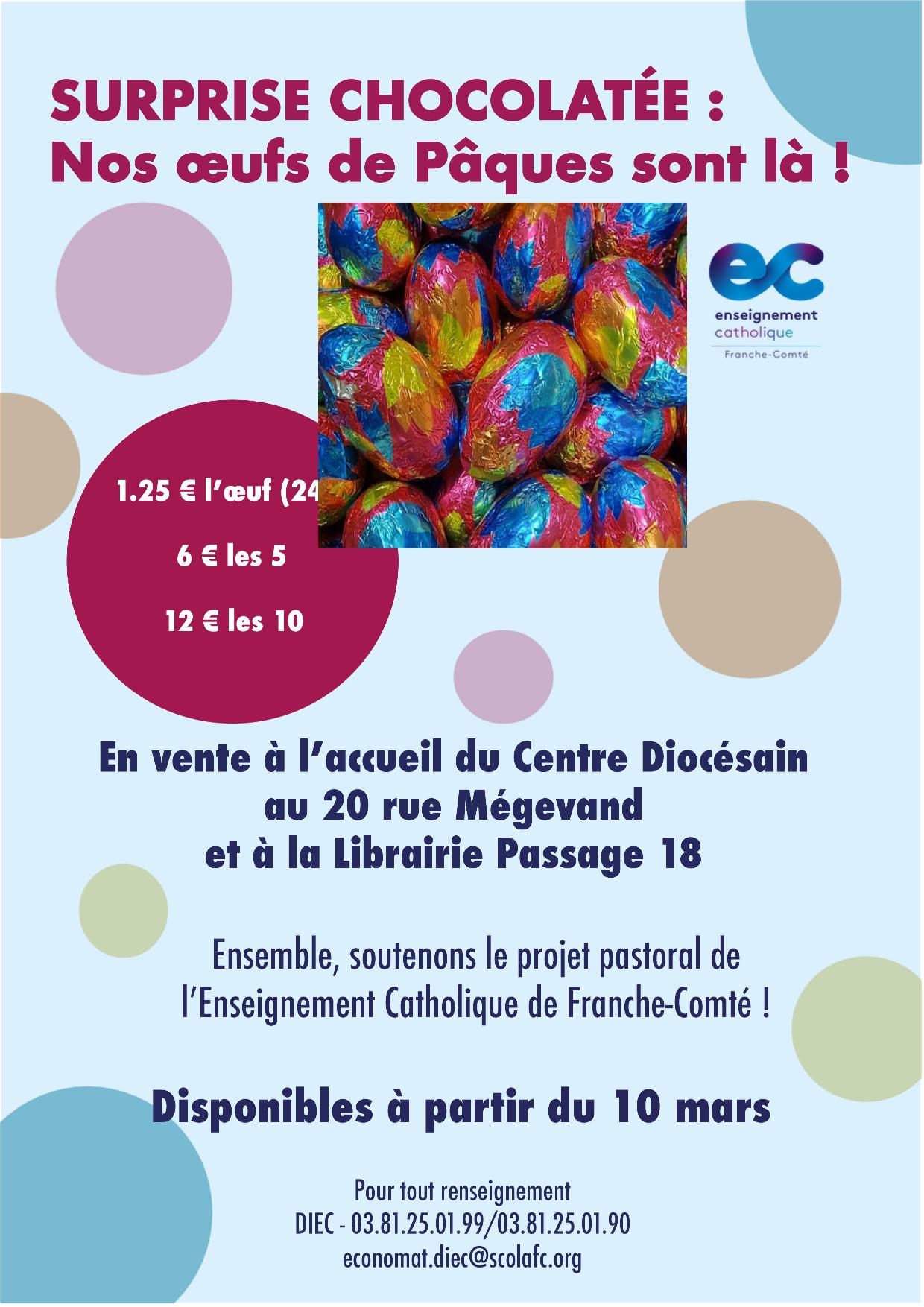 affiche oeufs de paques 2026