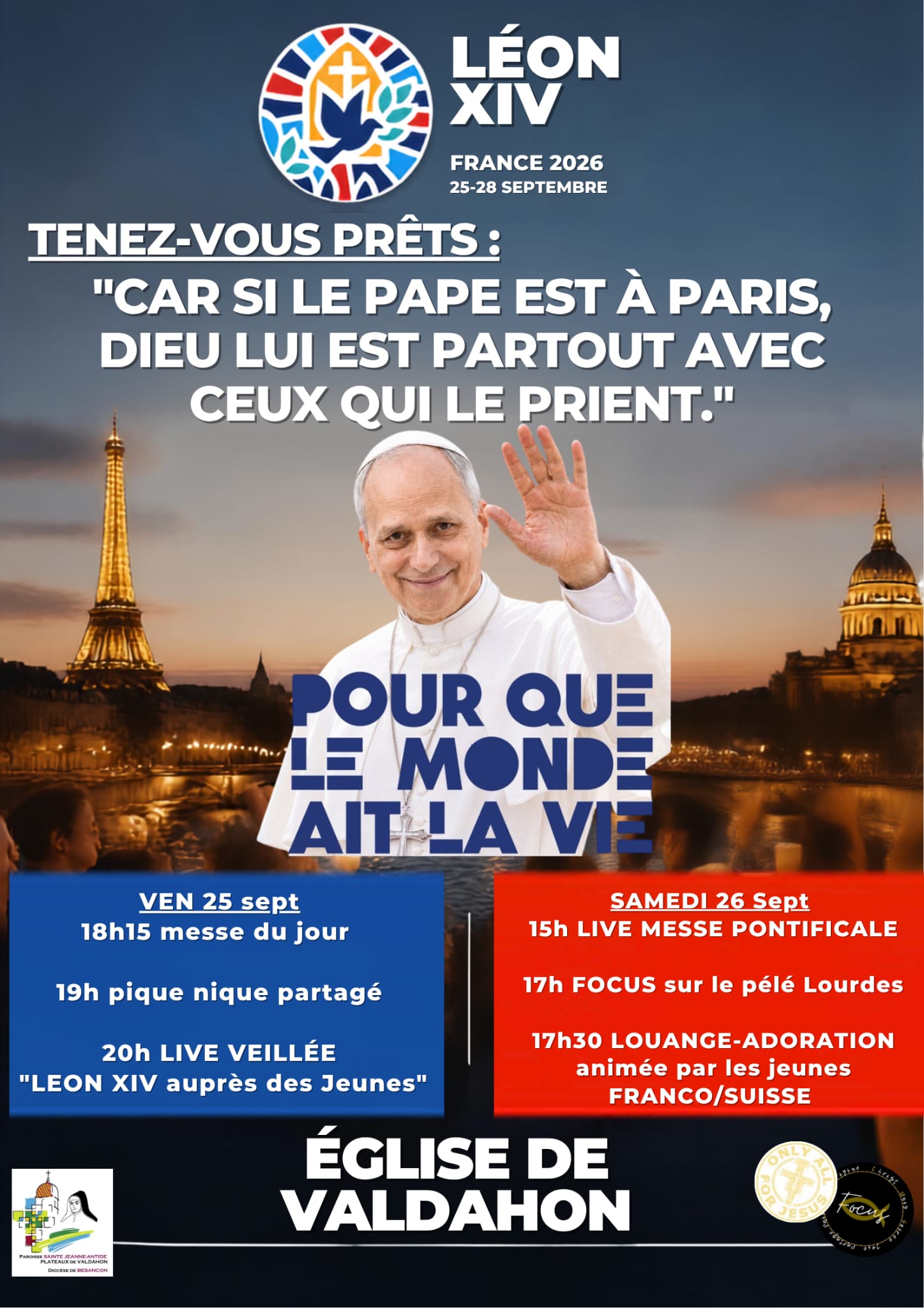 Affiche Pape Zones