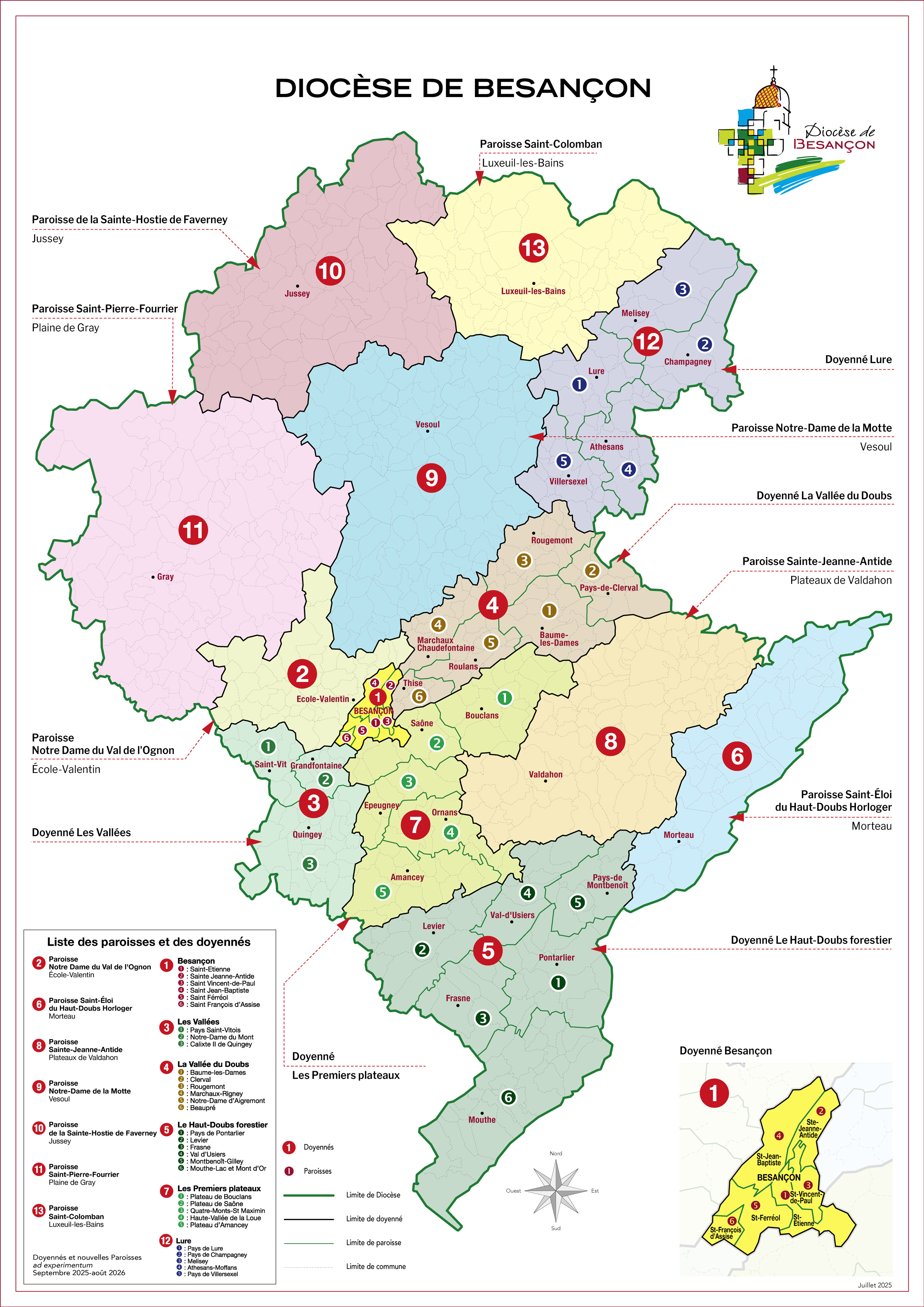 Carte Diocese A A3 07 2025 2026