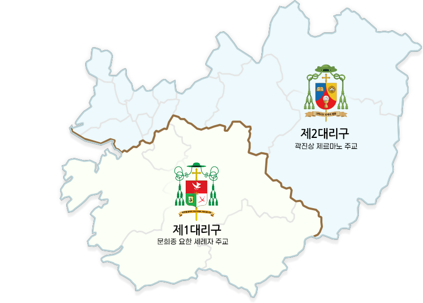 carte diocèse de Suwon