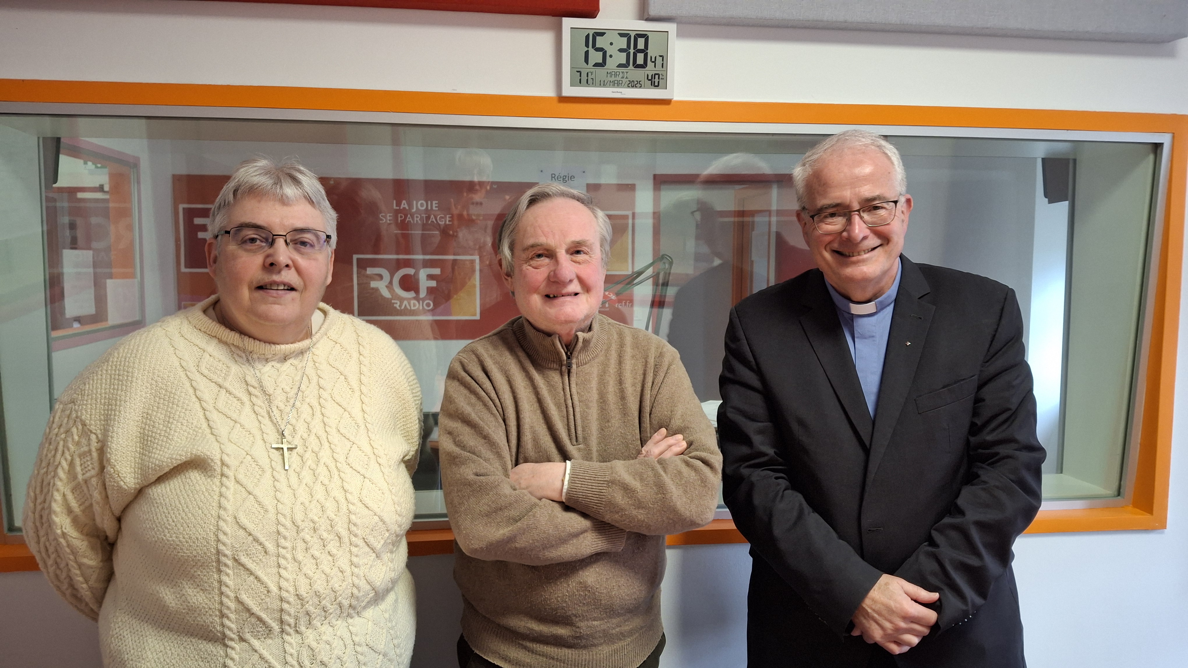 Les rdv de l'histoire Sr Isabelle Trémiot JPM et le père Christophe Le Sourt responsable des relations avec le judaïsme au sein de l'Église de France 1