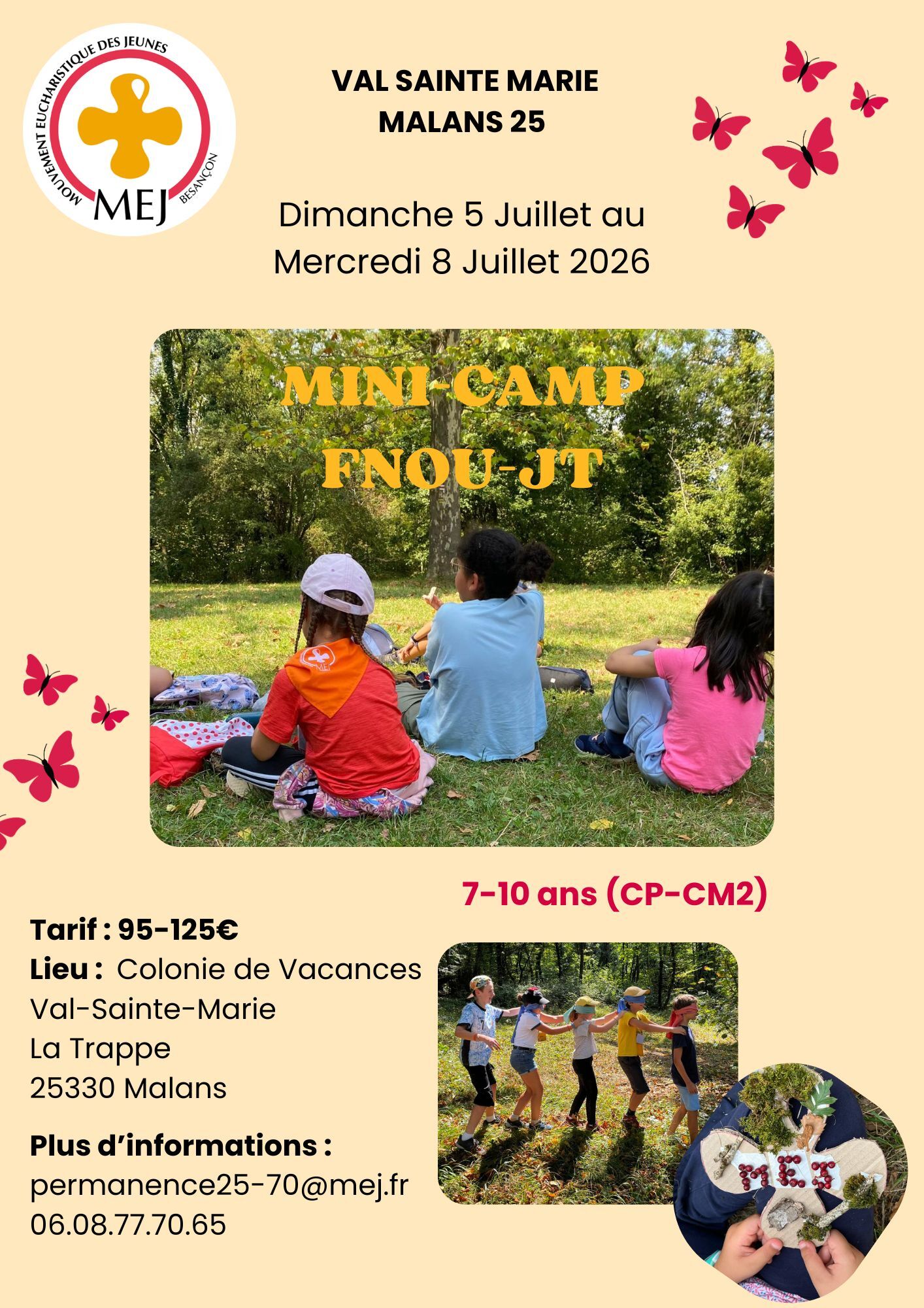 MEJ Affiche MINI CAMP 2026