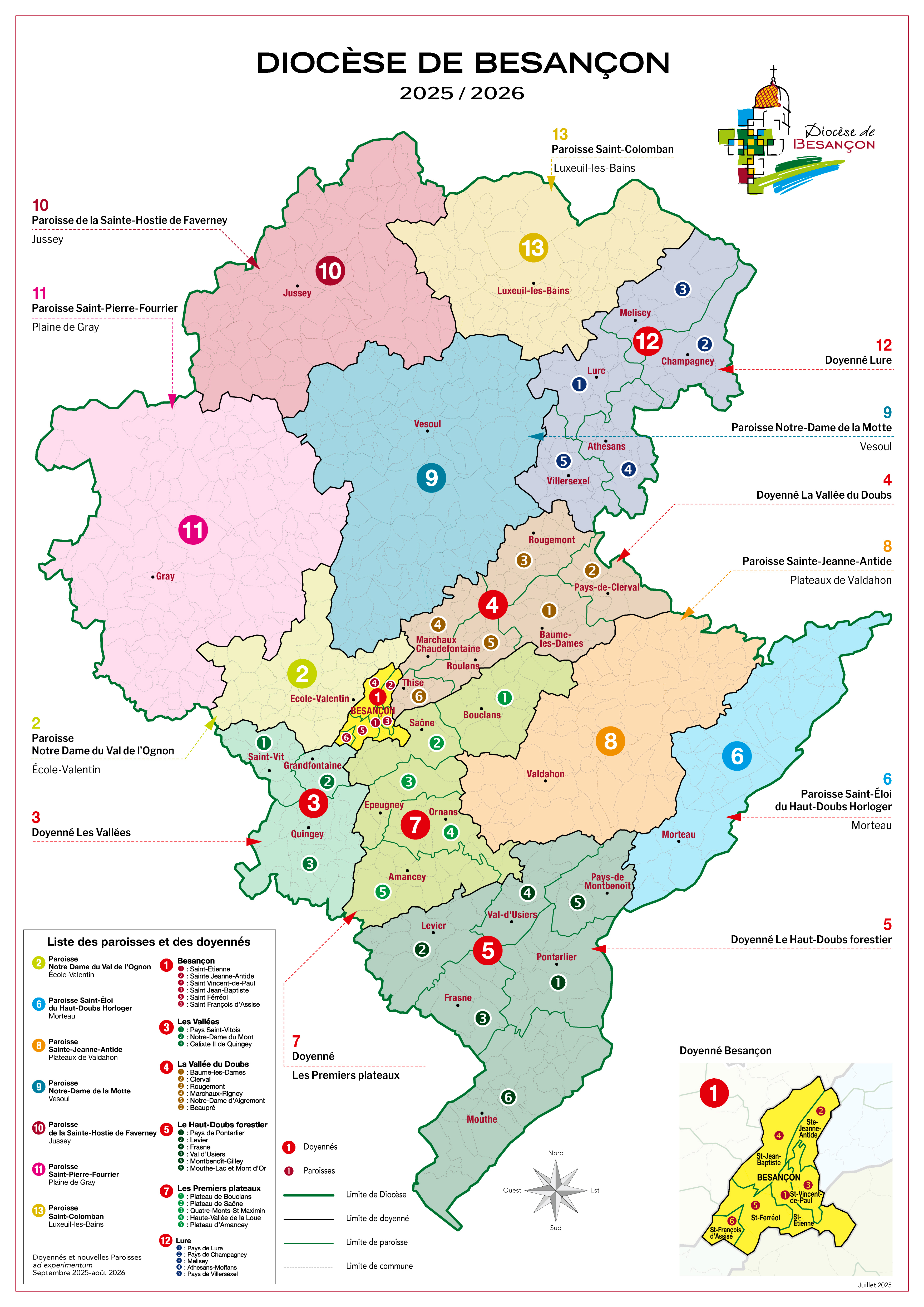 NEW Carte Diocese A A3 07 2025 2026