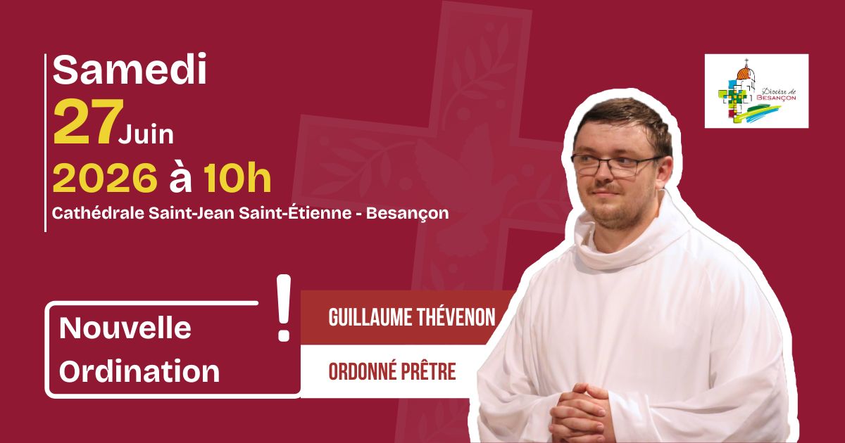 Invitation ordination G. Thevenon